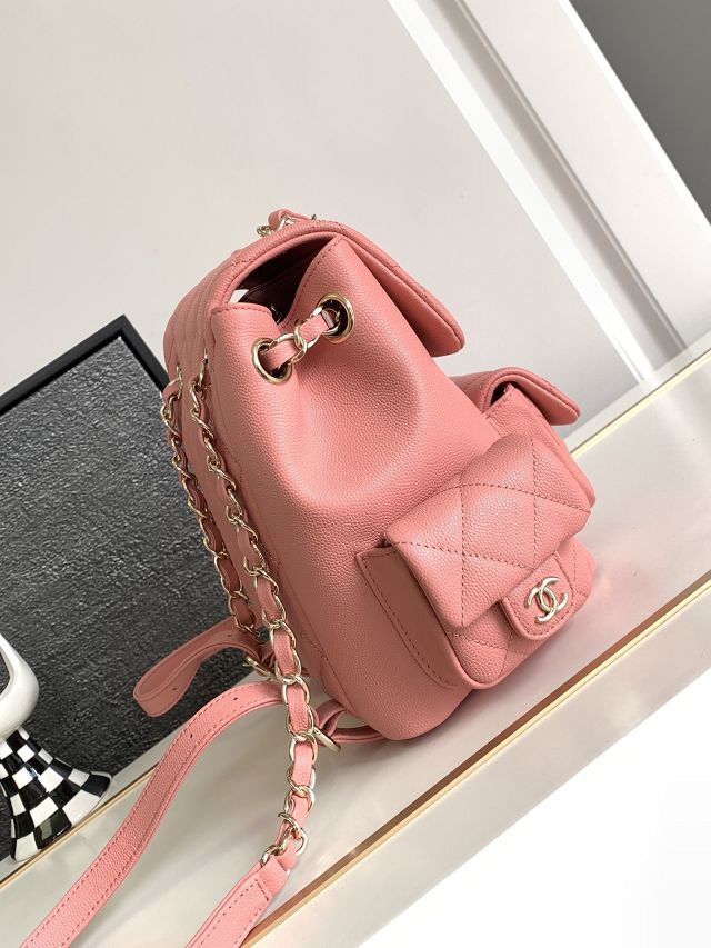 CC original grained calfskin backpack AS4398 pink