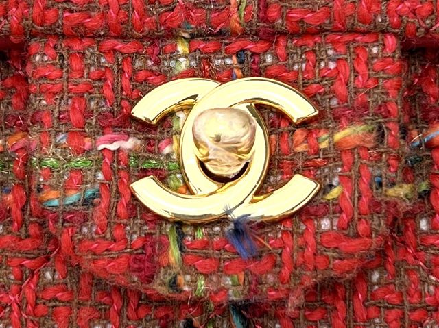 CC original tweed mini flap bag A69900 red
