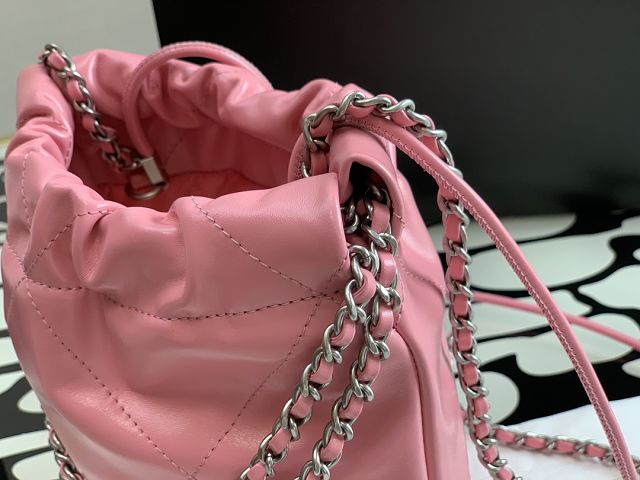 2024 CC original calfskin 22 mini handbag AS3980 pink