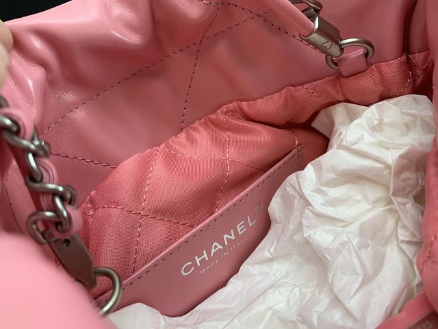 2024 CC original calfskin 22 mini handbag AS3980 pink