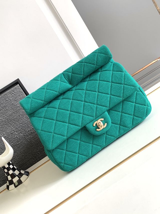 CC original velvet evening bag AP4199 green