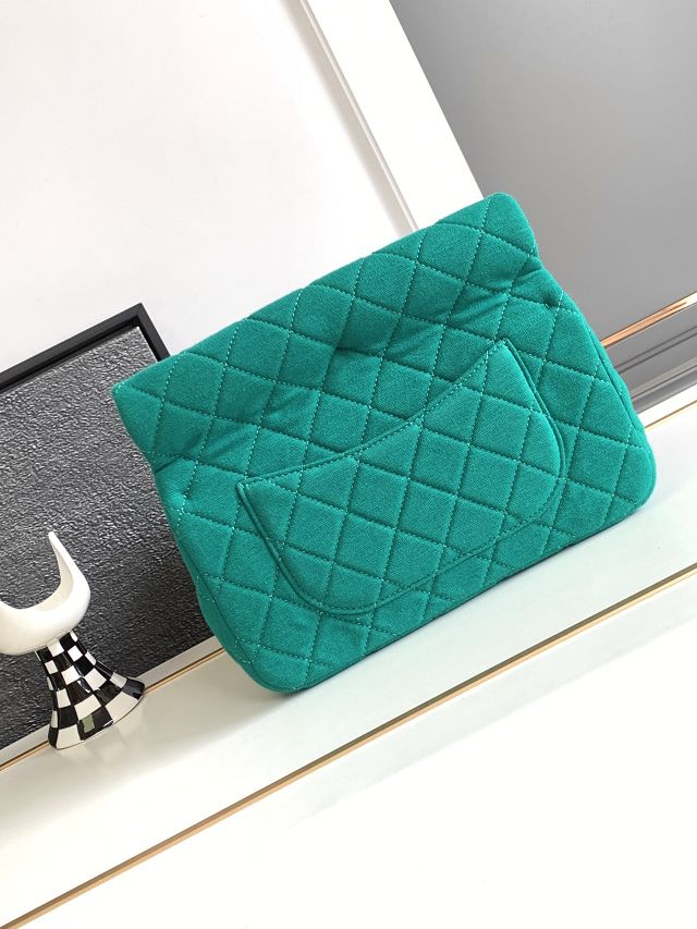 CC original velvet evening bag AP4199 green