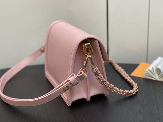 2024 Louis vuitton original epi leather dauphine mini bag M23558 pink