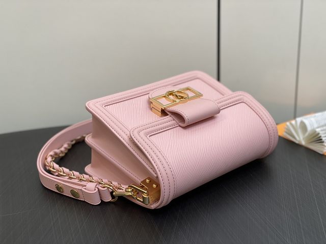 2024 Louis vuitton original epi leather dauphine mini bag M23558 pink