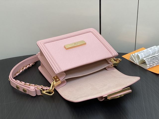 2024 Louis vuitton original epi leather dauphine mini bag M23558 pink