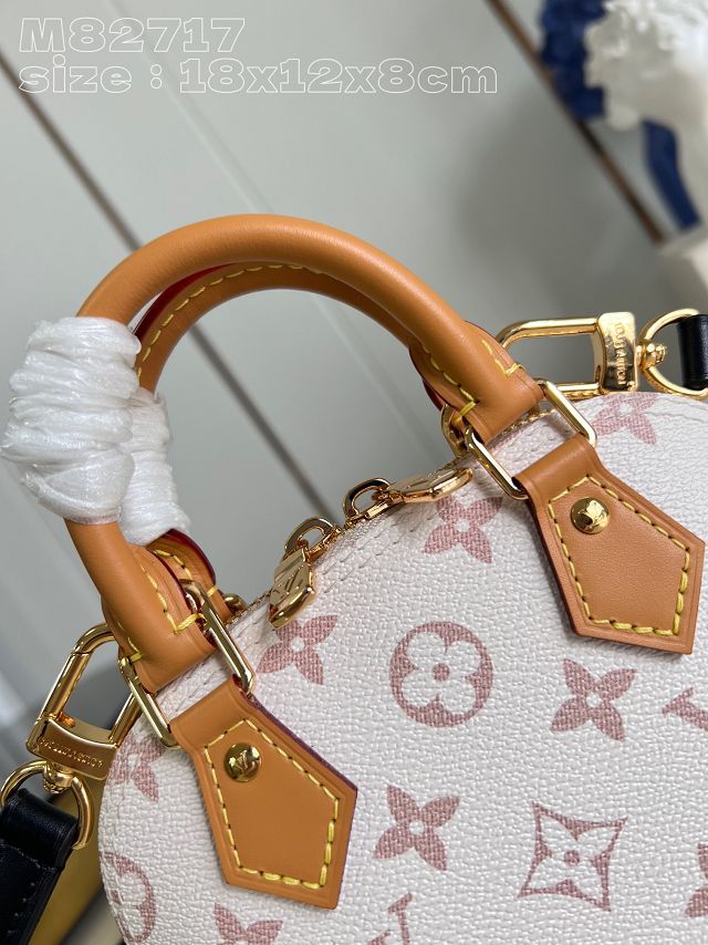 2024 Louis vuitton original monogram canvas alma nano M82717 white