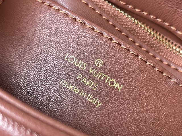 2024 Louis vuitton original lambskin GO-14 medium handbag M23601 caramel