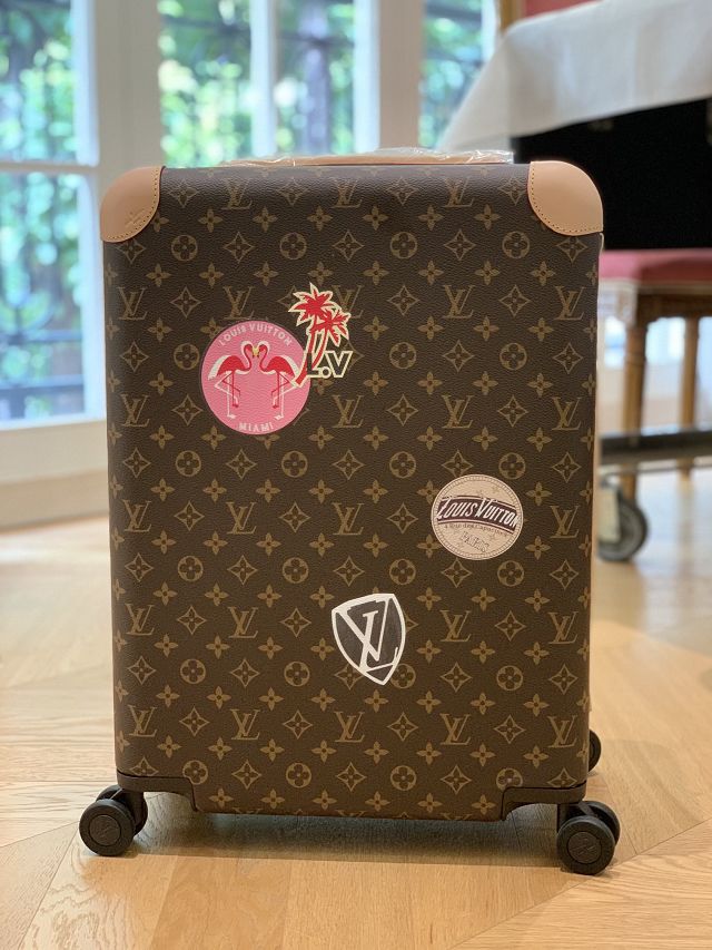 Louis vuitton original monogram canvas horizon 55 rolling luggage M10268