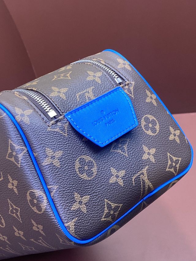 Louis vuitton original monogram canvas dopp kit toiletry pouch M46696 blue