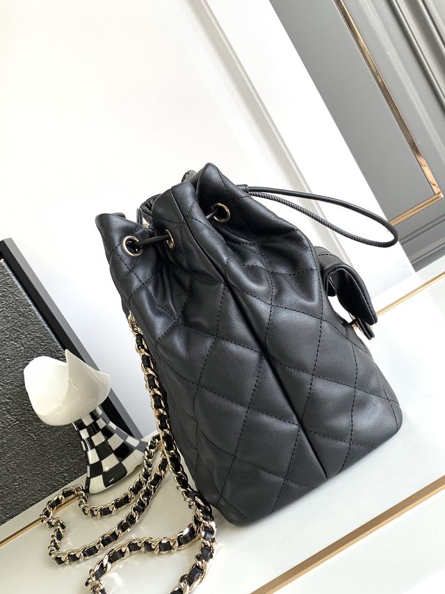 CC original calfskin backpack AS4342 black