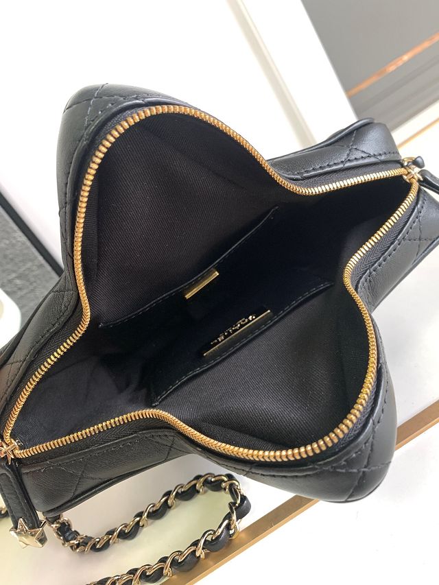 2024 CC original lambskin star handbag AS4579 black