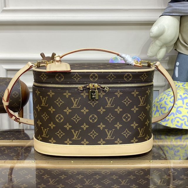 Louis vuitton original monogram large nice cosmetic case M47280