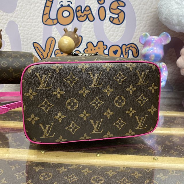 Louis vuitton original monogram nice BB cosmetic case M42265 pink