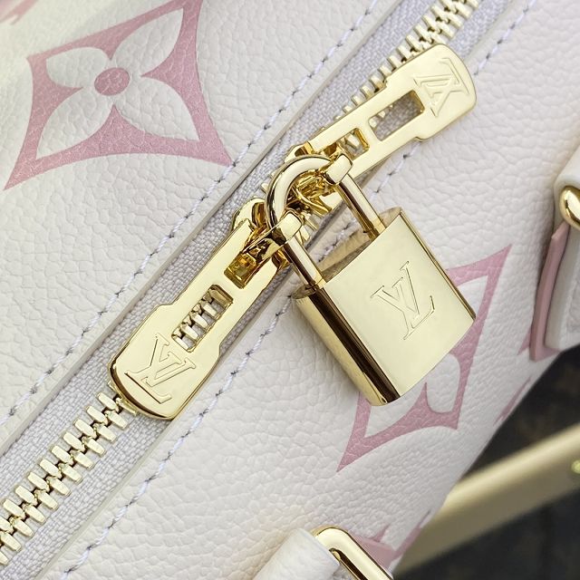 Louis vuitton original calfskin speedy 20 M46875 white&chamallow