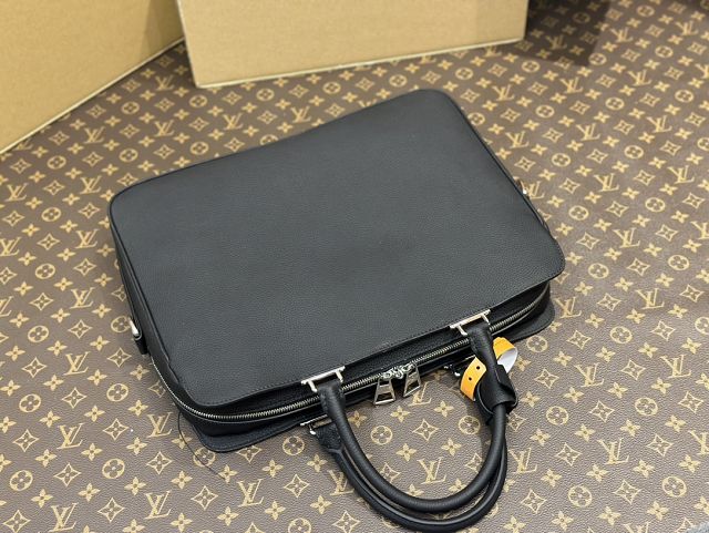 Louis vuitton original calfskin armand briefcase M54381 black