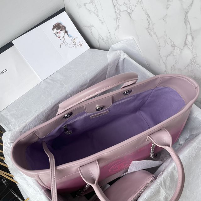 2024 CC original calfskin shopping bag AS3351 pink