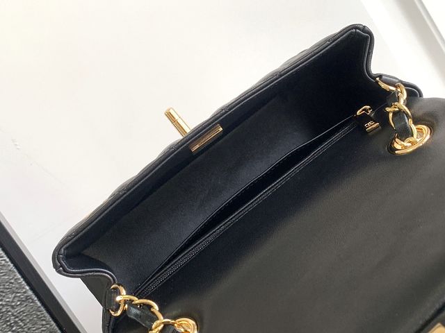 CC original lambskin mini flap bag A69900 black