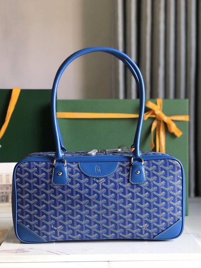 Goyard original canvas baguette bag GY0100 blue