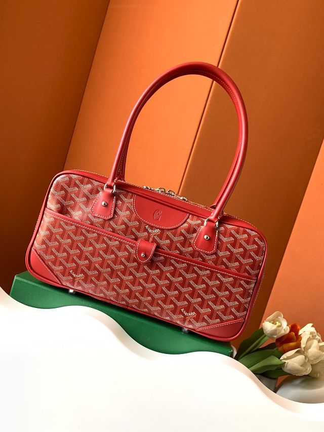 Goyard original canvas baguette bag GY0100 red