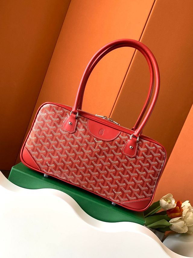 Goyard original canvas baguette bag GY0100 red