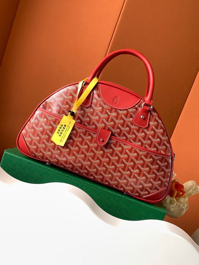 Goyard original canvas bowling bag GY0099 red