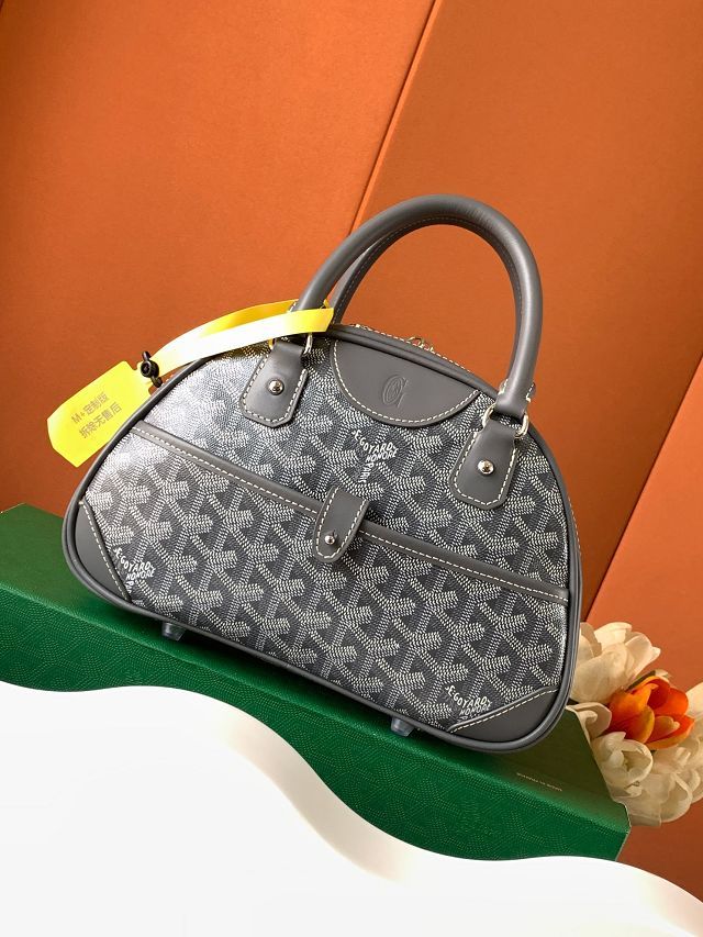 Goyard original canvas small bowling bag GY0098 grey