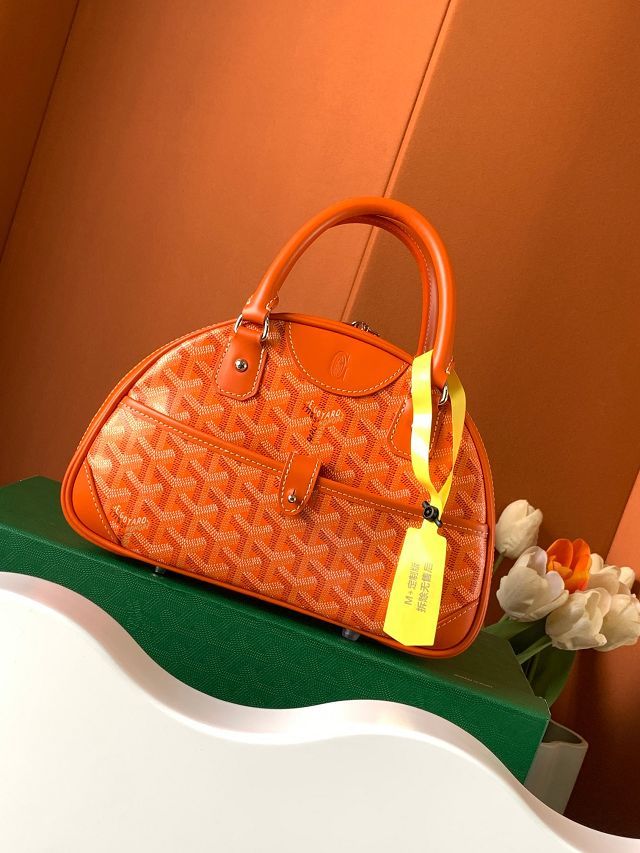 Goyard original canvas small bowling bag GY0098 orange