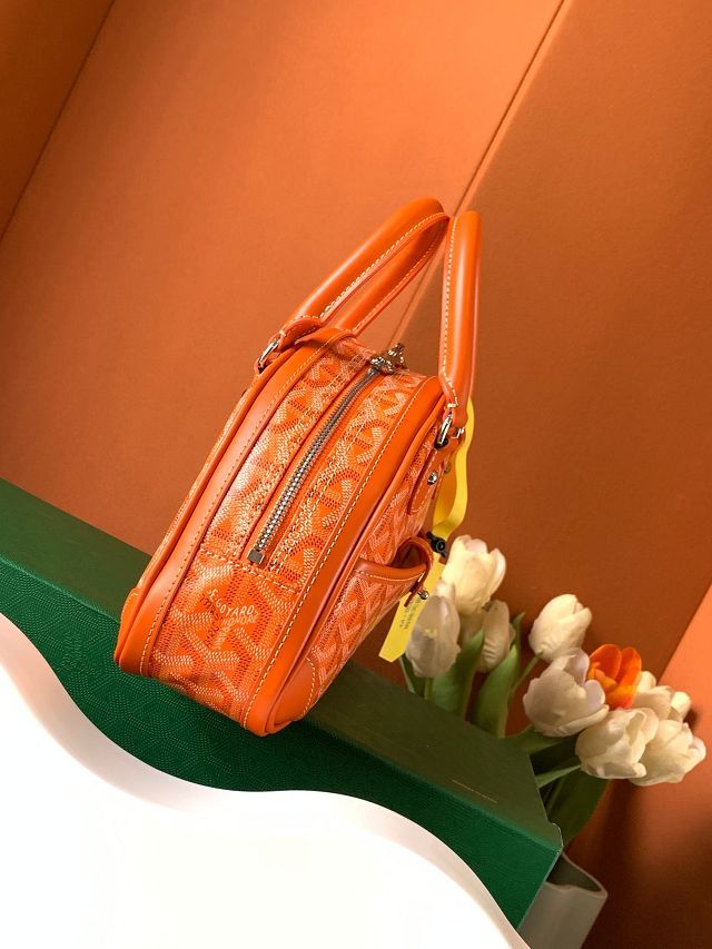 Goyard original canvas small bowling bag GY0098 orange