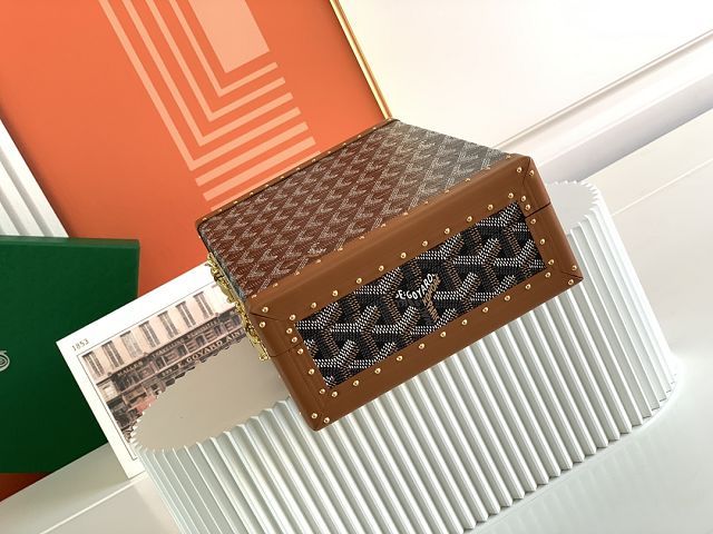 Goyard original canvas jewelry case GY0102 tan