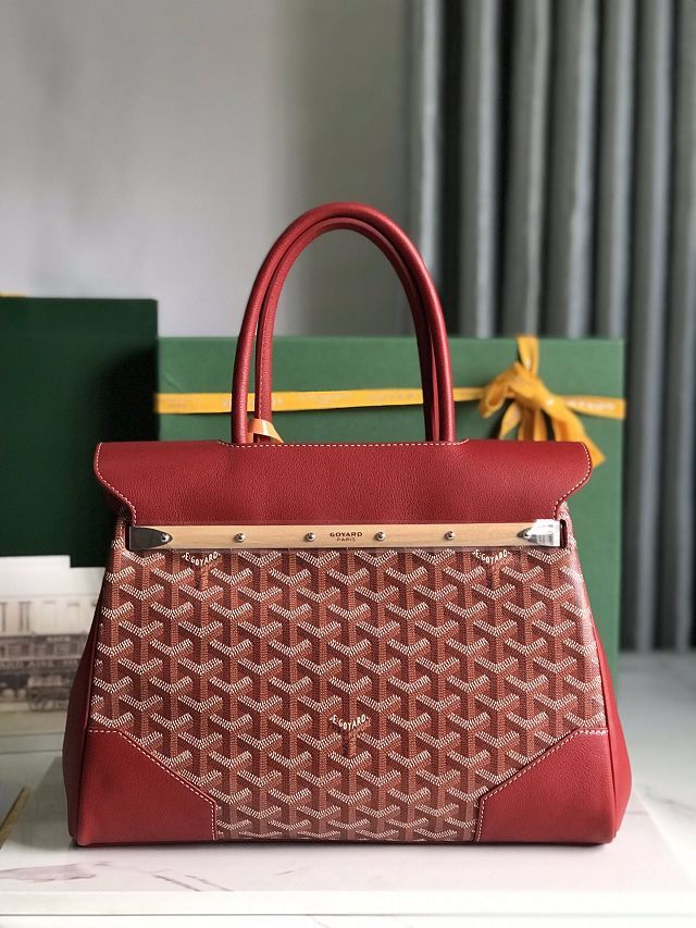 Goyard original canvas saigon tote bag GY0106 red