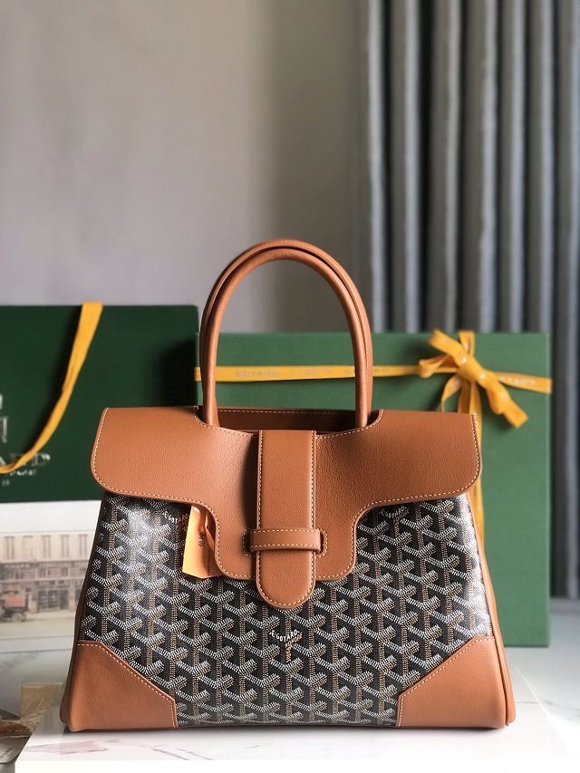 Goyard original canvas saigon tote bag GY0106 tan