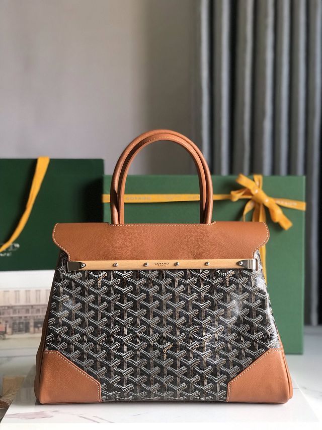 Goyard original canvas saigon tote bag GY0106 tan