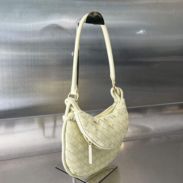 BV original lambskin small gemelli bag 776764 ice cream