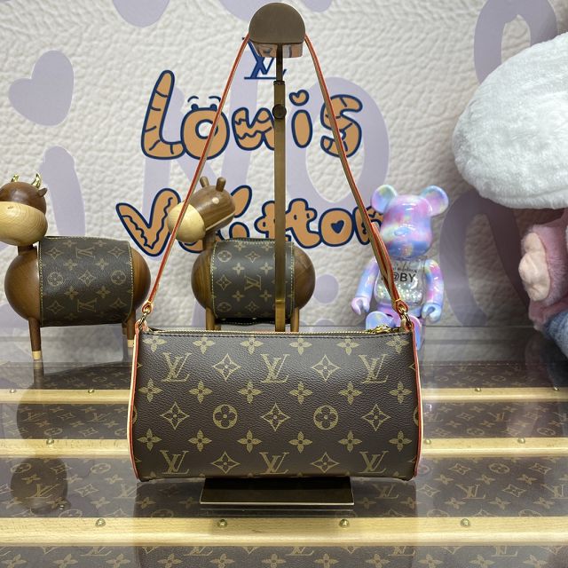 Louis vuitton original monogram canva pochette tirette M47123