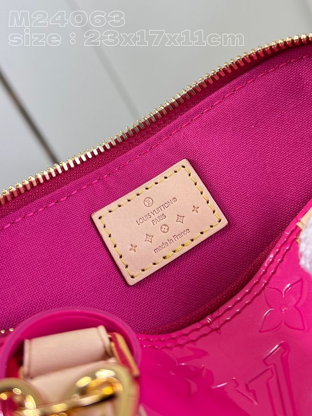 2024 Louis vuitton original vernis leather alma BB M90611 pink