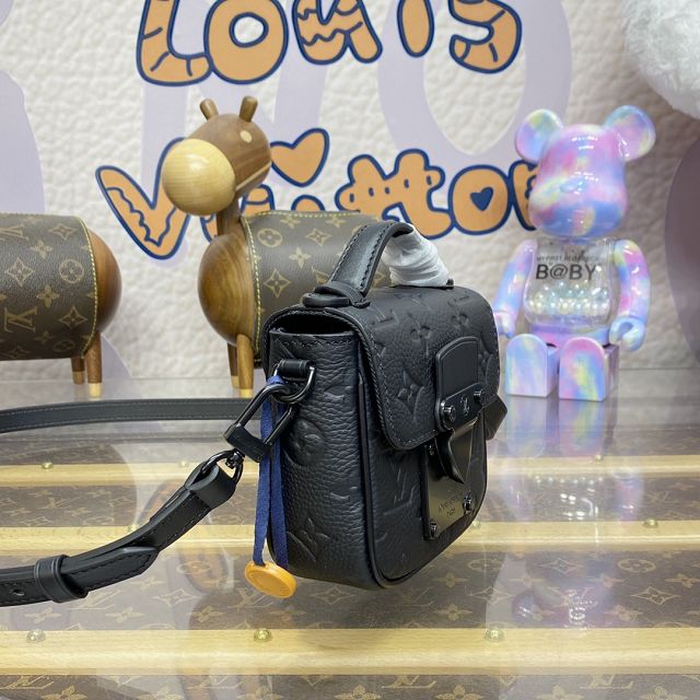 Louis vuitton original calfskin pico S-Lock bag M83148 black