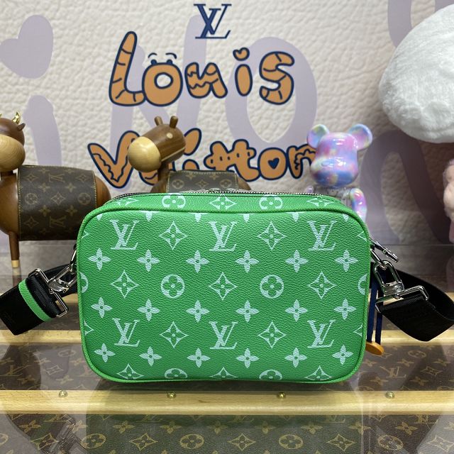 Louis vuitton original monogram canvas alpha messenger bag M31014 green