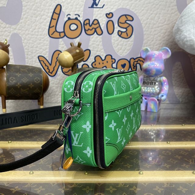 Louis vuitton original monogram canvas alpha messenger bag M31014 green