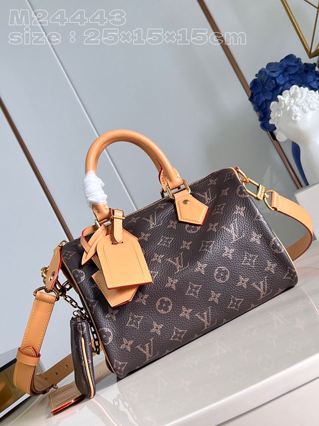 Louis vuitton original soft calfskin speedy P9 25 M24443 brown