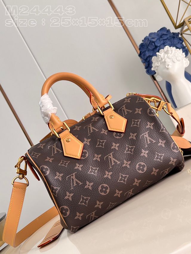 Louis vuitton original soft calfskin speedy P9 25 M24443 brown