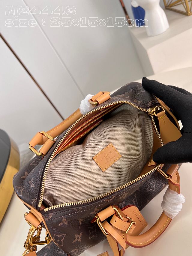 Louis vuitton original soft calfskin speedy P9 25 M24443 brown