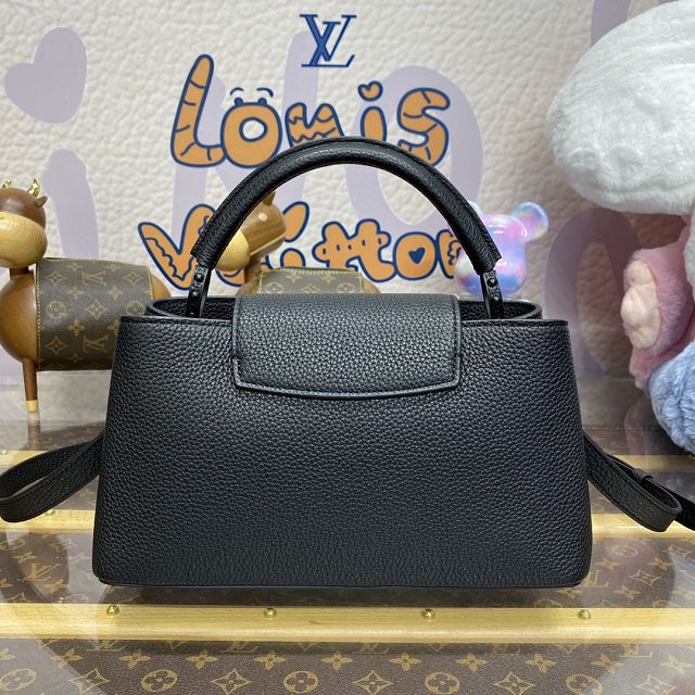 Louis vuitton original calfskin capucines east west BB M27185 black