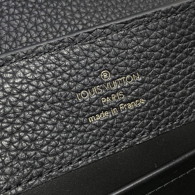 Louis vuitton original calfskin capucines east west BB M27185 black