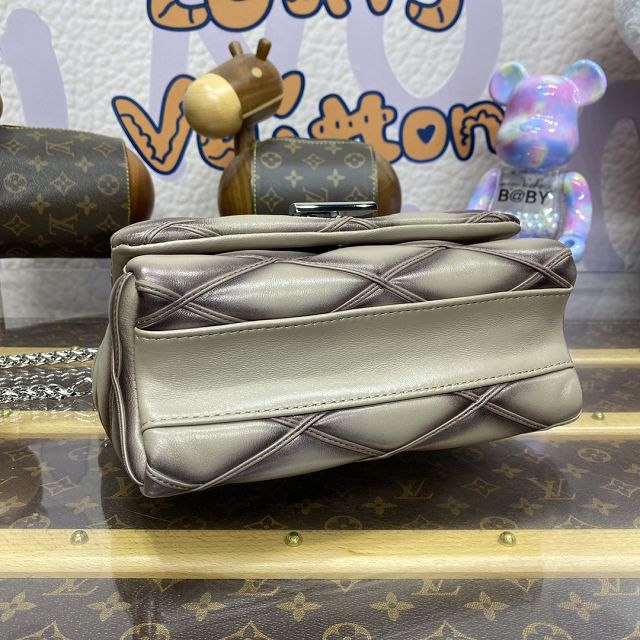 Louis vuitton original lambskin GO-14 medium handbag M23045 taupe