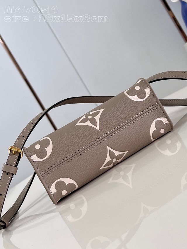 Louis vuitton original calfskin onthego BB M47054 grey