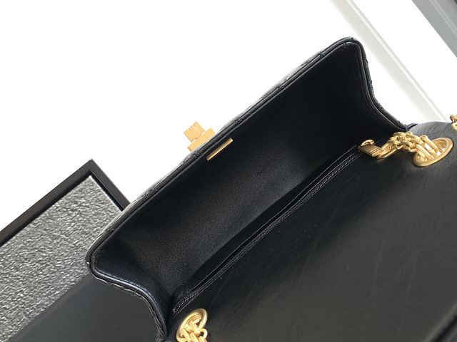 CC original calfskin small 2.55 handbag AS0874 black