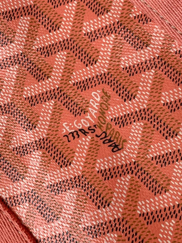 Goyard original canvas belharra small tote bag GY0115 coral