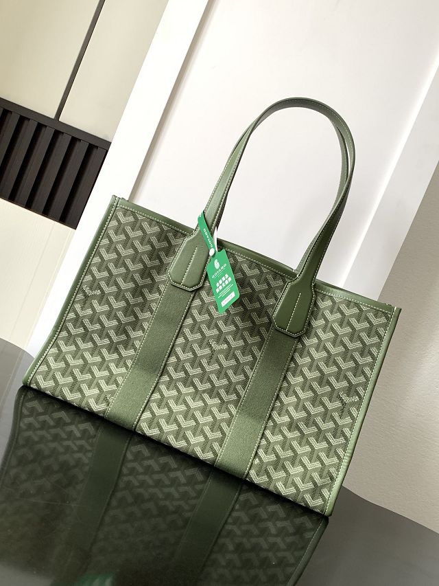 Goyard original canvas villette shopping tote bag PM GY0113 green
