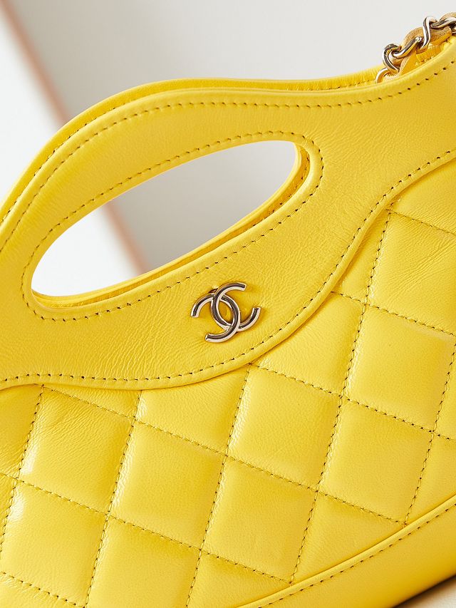 2024 CC original lambskin nano 31 bag AS3656 yellow