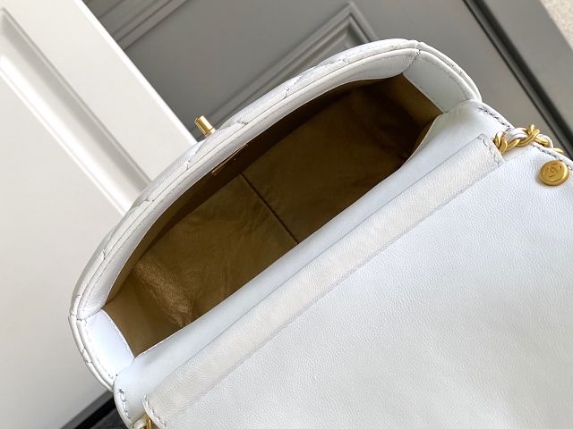 2024 CC original lambskin mini flap bag AS4986 white